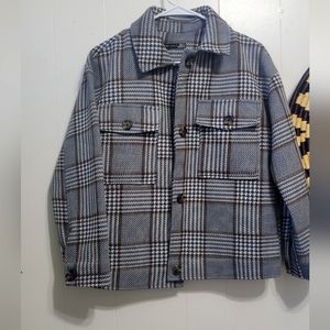Black Tape Houndstooth Jacket